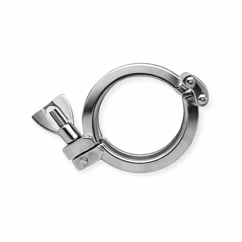 Doppelgelenk-Verschlussklammer aus Edelstahl für CLAMP-Kupplung – bis 25 bar