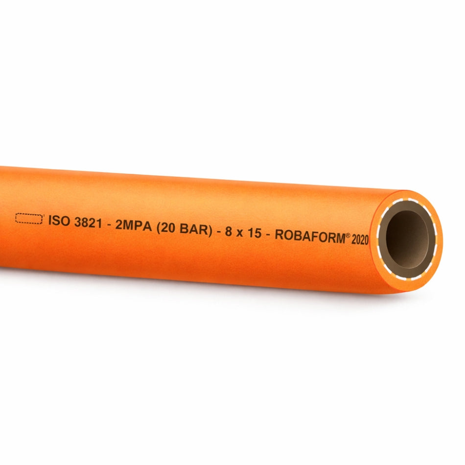 Propangasschlauch für Propangasbrenner ROBAFORM 8x15 mm