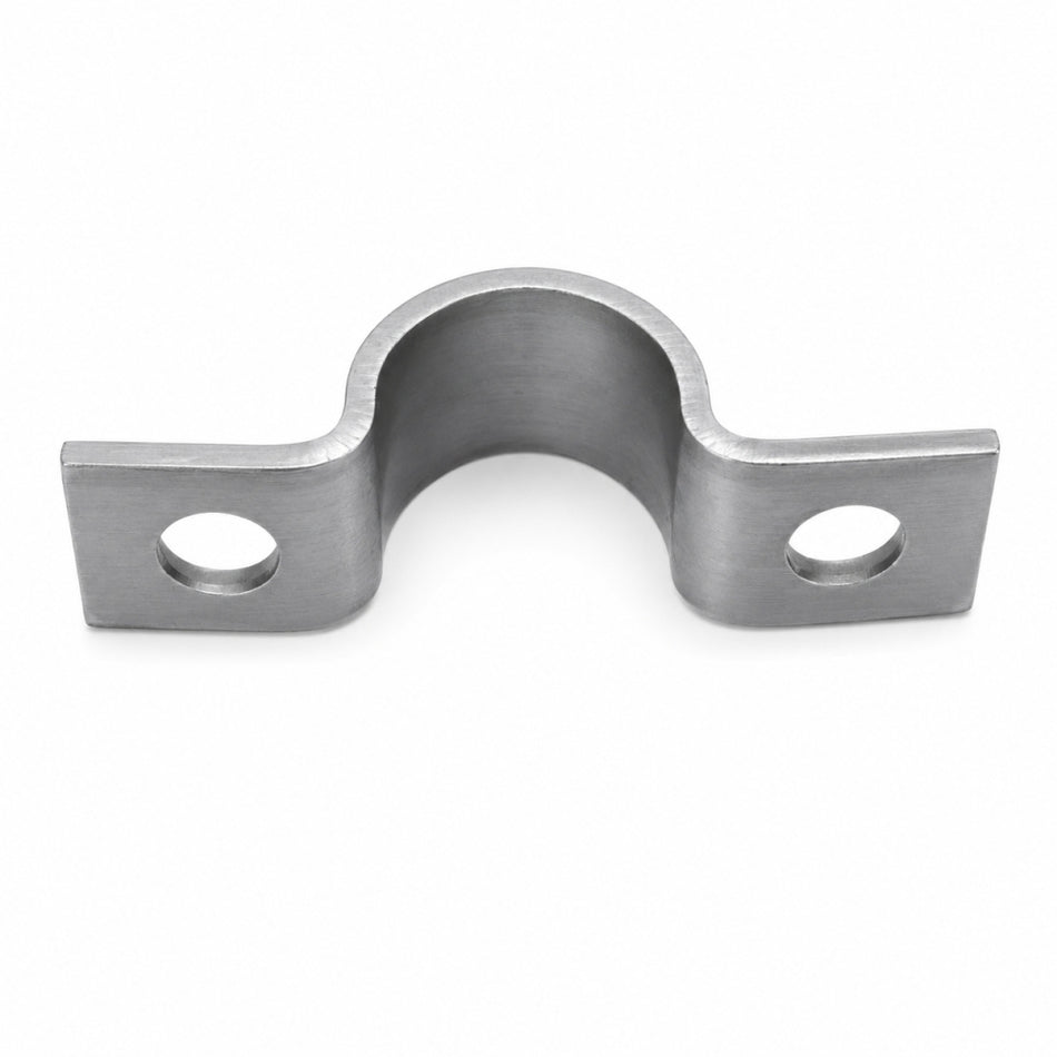 Schwere 1-teilige Rohrschelle aus Rohstahl blank S235 JR DIN1593