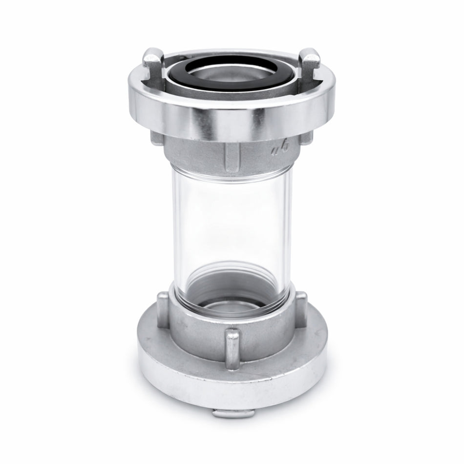 Storzkupplungen Alu mit Schauglas in 2" 3" 4"