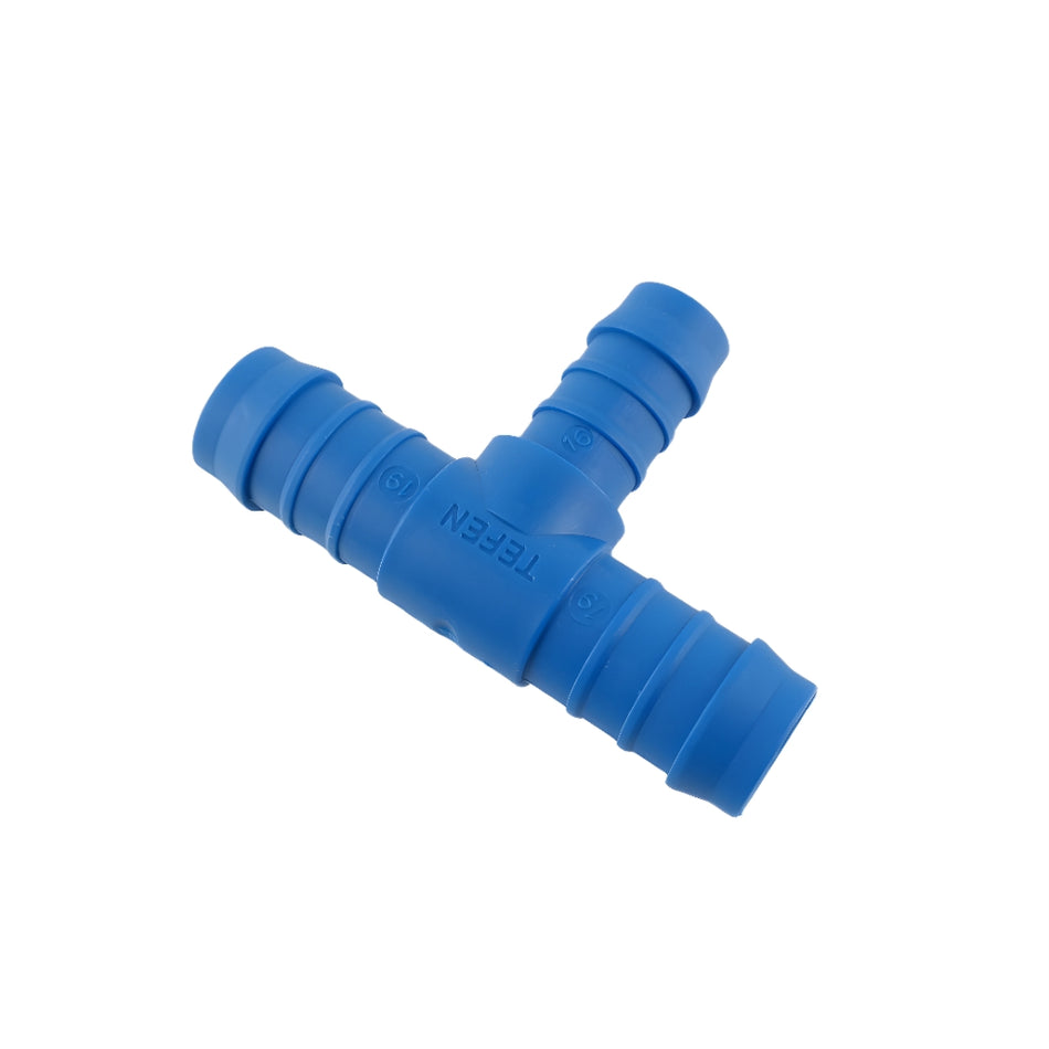 T-Stück Schlauchverbinder Reduzierstück blau 19mm 16mm 19mm