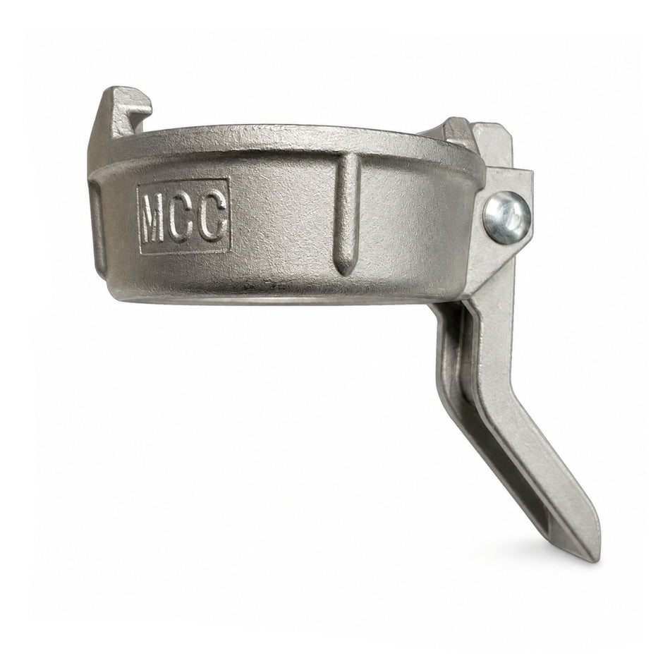 TW-Spannringhebel 45° Typ MK / DN50 Edelstahl 1.4408