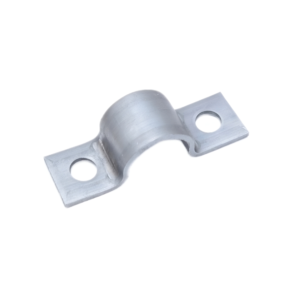 Bild 1 von Schwere 1-teilige Rohrschelle aus Rohstahl blank S235 JR DIN1593  / (Durchmesser (innen)) 28,5 mm