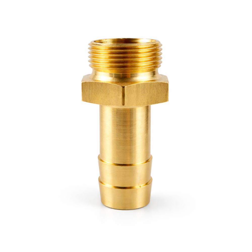 Bild 1 von Gewindetülle Einschraubstutzen messing  / (Schlauchanschluss x Gewinde) 19mm / R 3/4