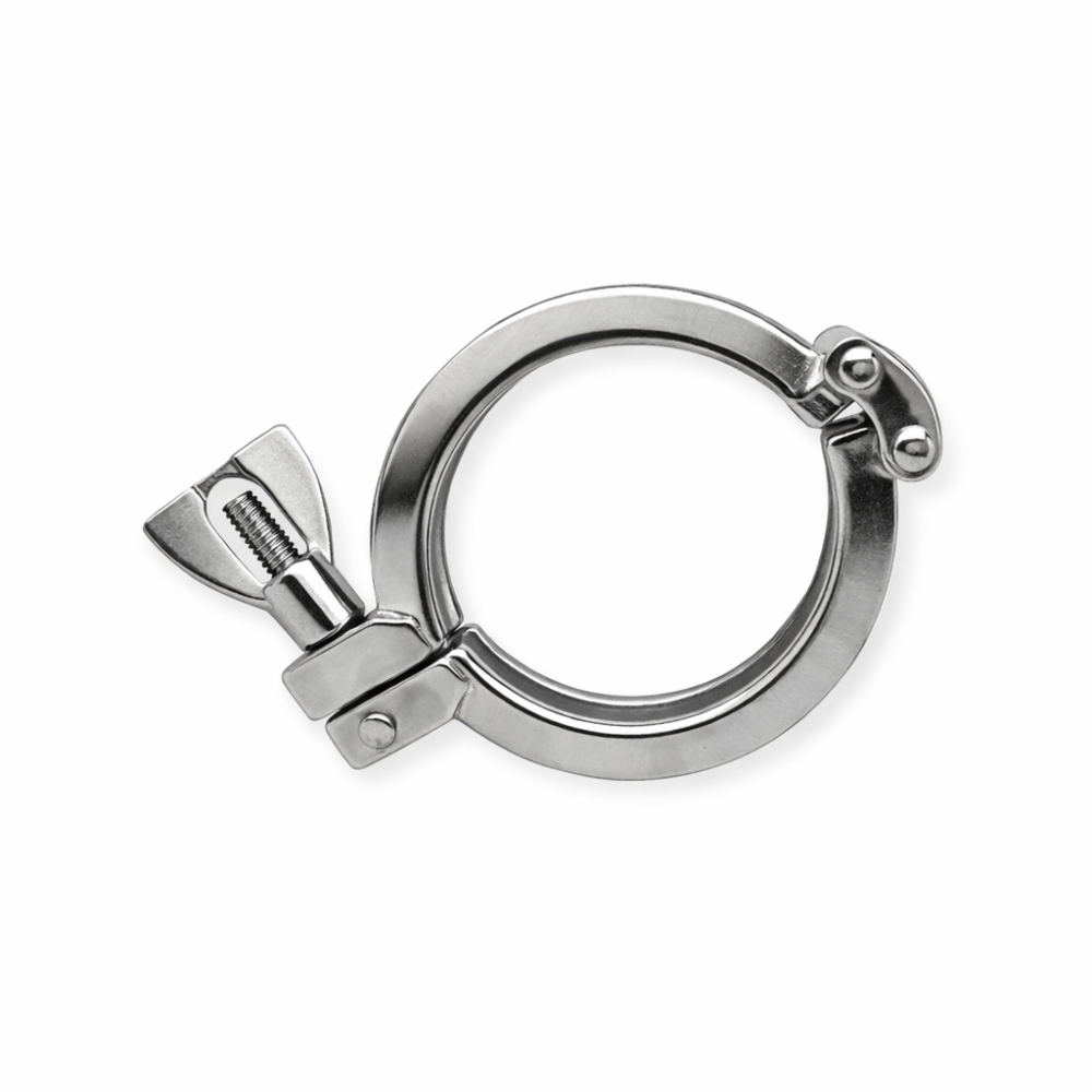 Bild 1 von Doppelgelenk-Verschlussklammer aus Edelstahl für CLAMP-Kupplung – bis 25 bar  / (für Clamp-Größe) 50,5 mm