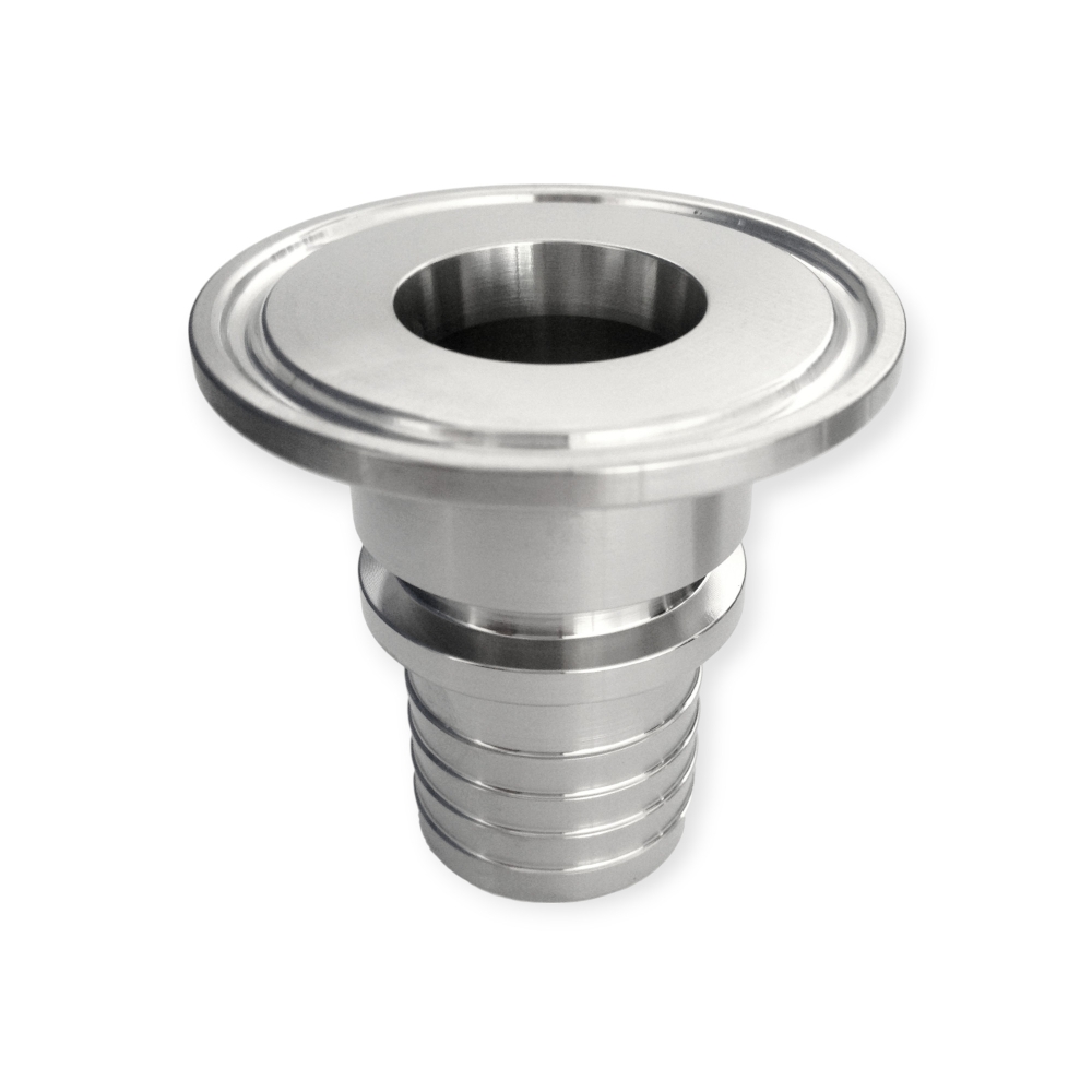 Bild 1 von Clamp Edelstahl mit Rillenstutzen & Sicherungsbund DIN32676  / (Durchmesser x Stutzen) 34 x 19 mm