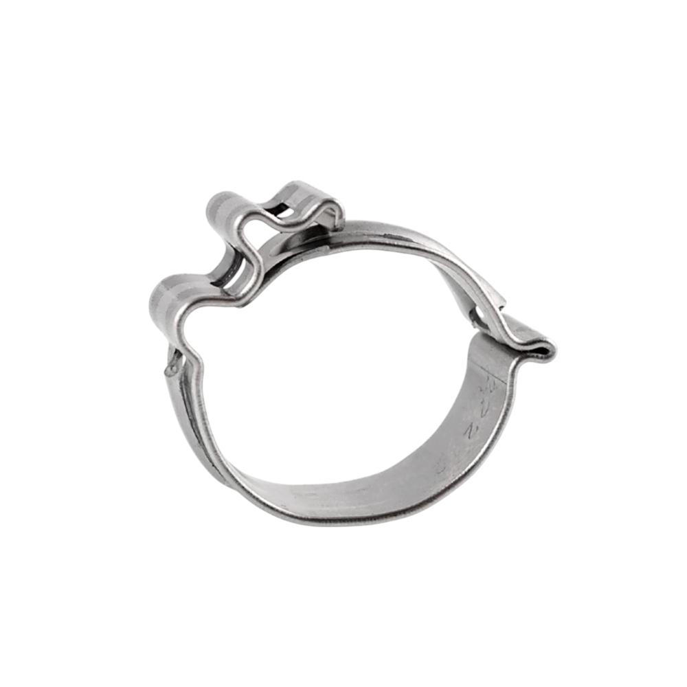 Bild 1 von Cobra Schelle aus Edelstahl V2A mit 8mm Bandbreite  / (Spannbereich) 14,5 - 16,0 mm