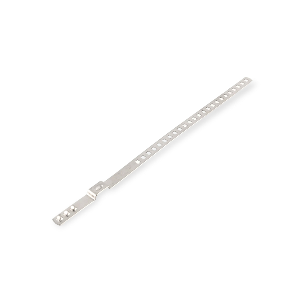 Bild 1 von Lochbandklemme für Achsmanschette 7mm breit in Edelstahl  / (Spannbereich) 25,0-50,0 mm