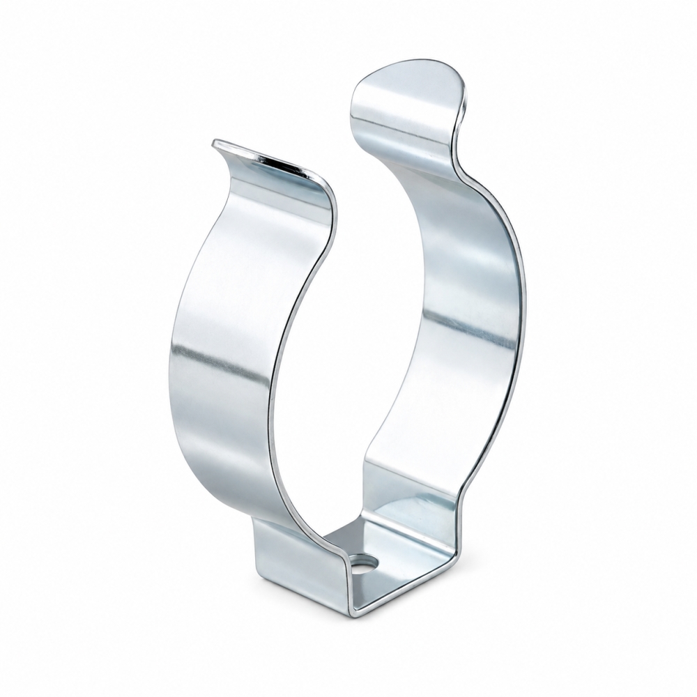 Bild 1 von Offene Tool Clip Federstahlklemme Stahl verzinkt  / (Spannbereich) 25 - 27 mm