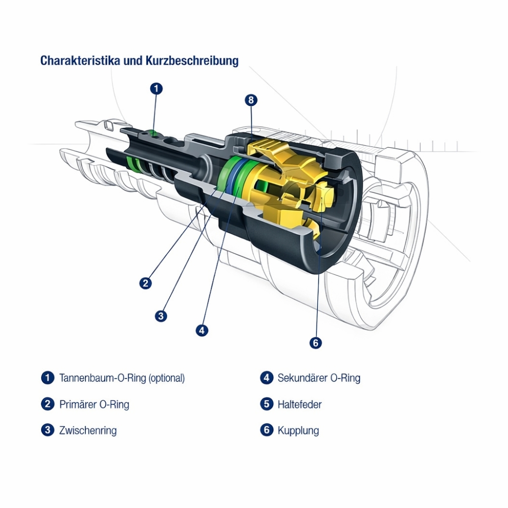 Bild 1 von NORMAQUICK S Steckverbindung NW 3/8" mit 5/16" Schlauchanschluss