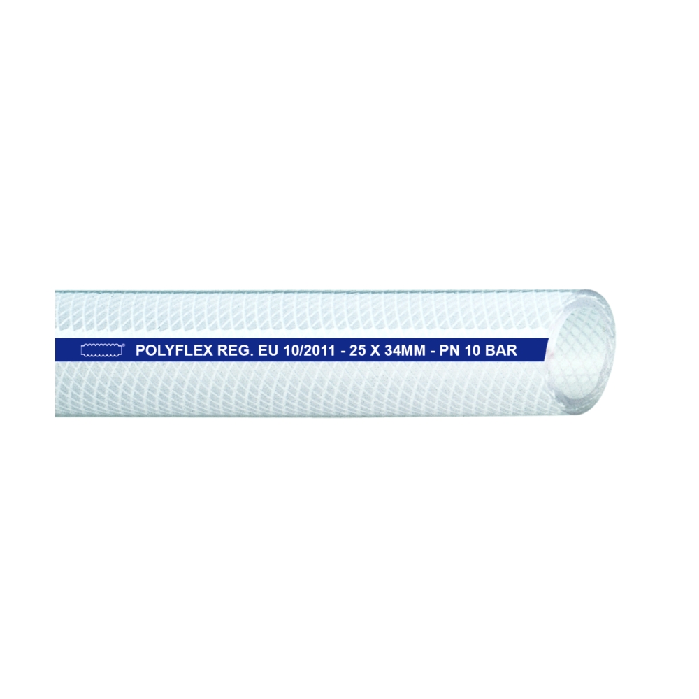 Bild 1 von PVC Luftdruckschlauch Luftschlauch mit Gewebeeinlage  / (Schlauchgröße: Innen x Aussen) 8 x 14 mm