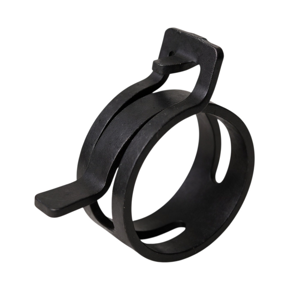 Bild 1 von Federbandschelle schwarz 12mm Bandbreite  / (Spannbereich) 25,0 - 27,0 mm