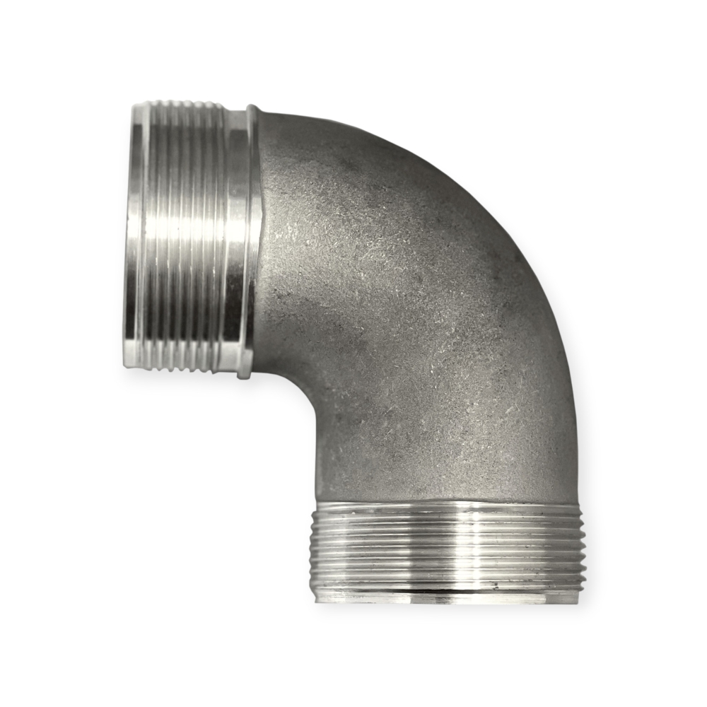 Bild 1 von 90° Aluminium-Bogen AG/AG BSPP flachdichtend – 2