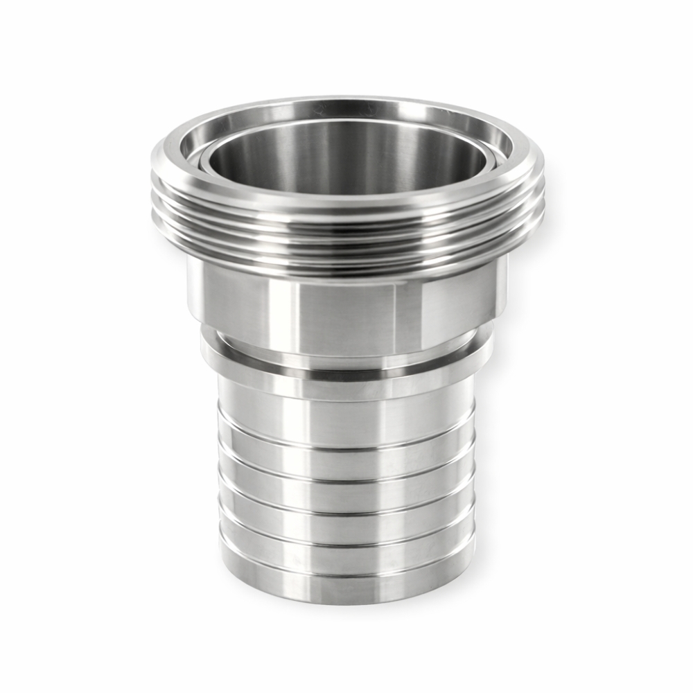 Bild 1 von Außengewindestutzen nach DIN 11851 mit Rillenstutzen und Sicherungsbund  / (Größe) DN15 / 13mm