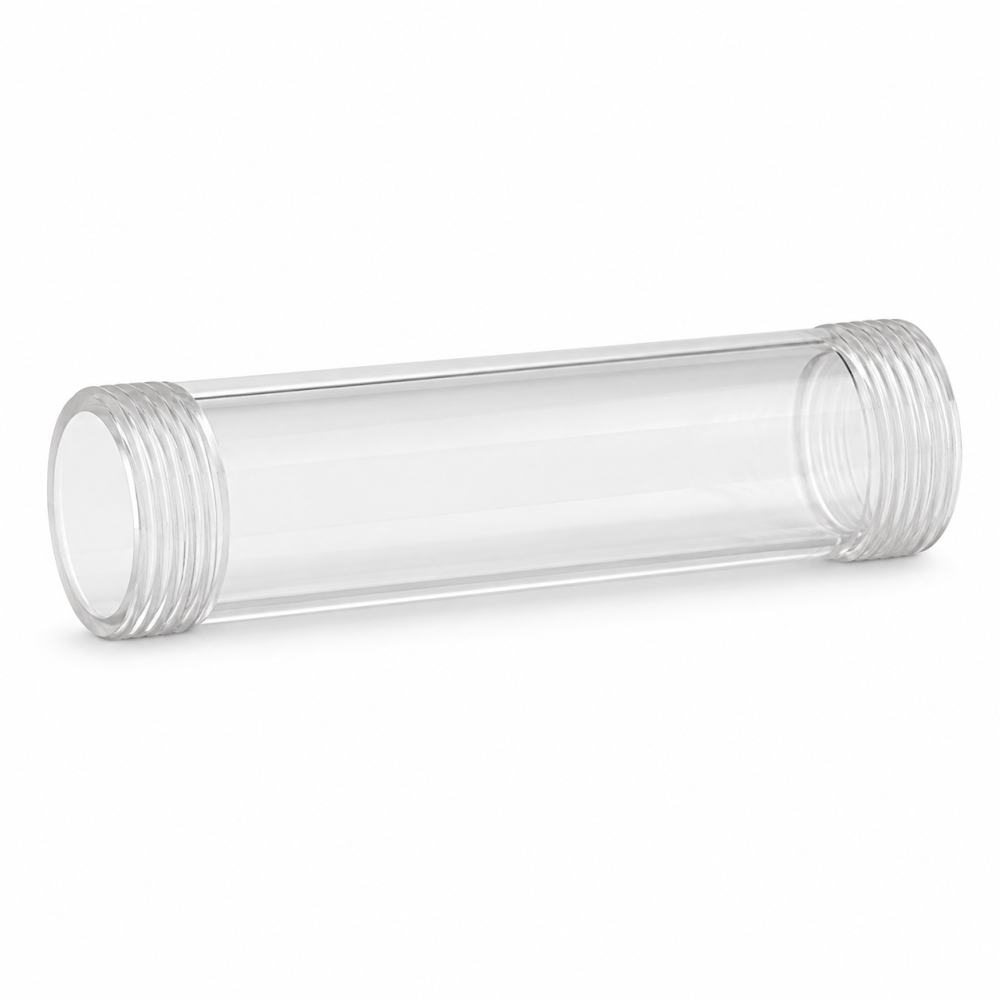 Bild 1 von Schauglas aus Polycarbonat mit beidseitigem Außengewinde 2″ 3" 4″  / (Größe:) 2