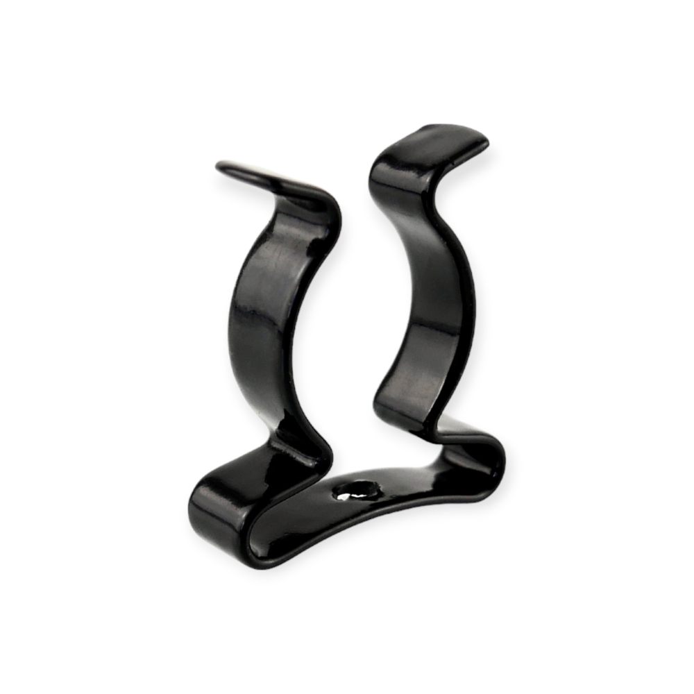 Bild 1 von Geschlossene Federstahlklammer schwarz beschichtet Tool Clip  / (Spannbereich) 6 - 7 mm
