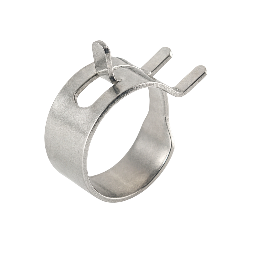 Bild 1 von Federbandschelle 8mm breit / Stahl verzinkt  / (Spannbereich) 6,9 - 7,1 mm