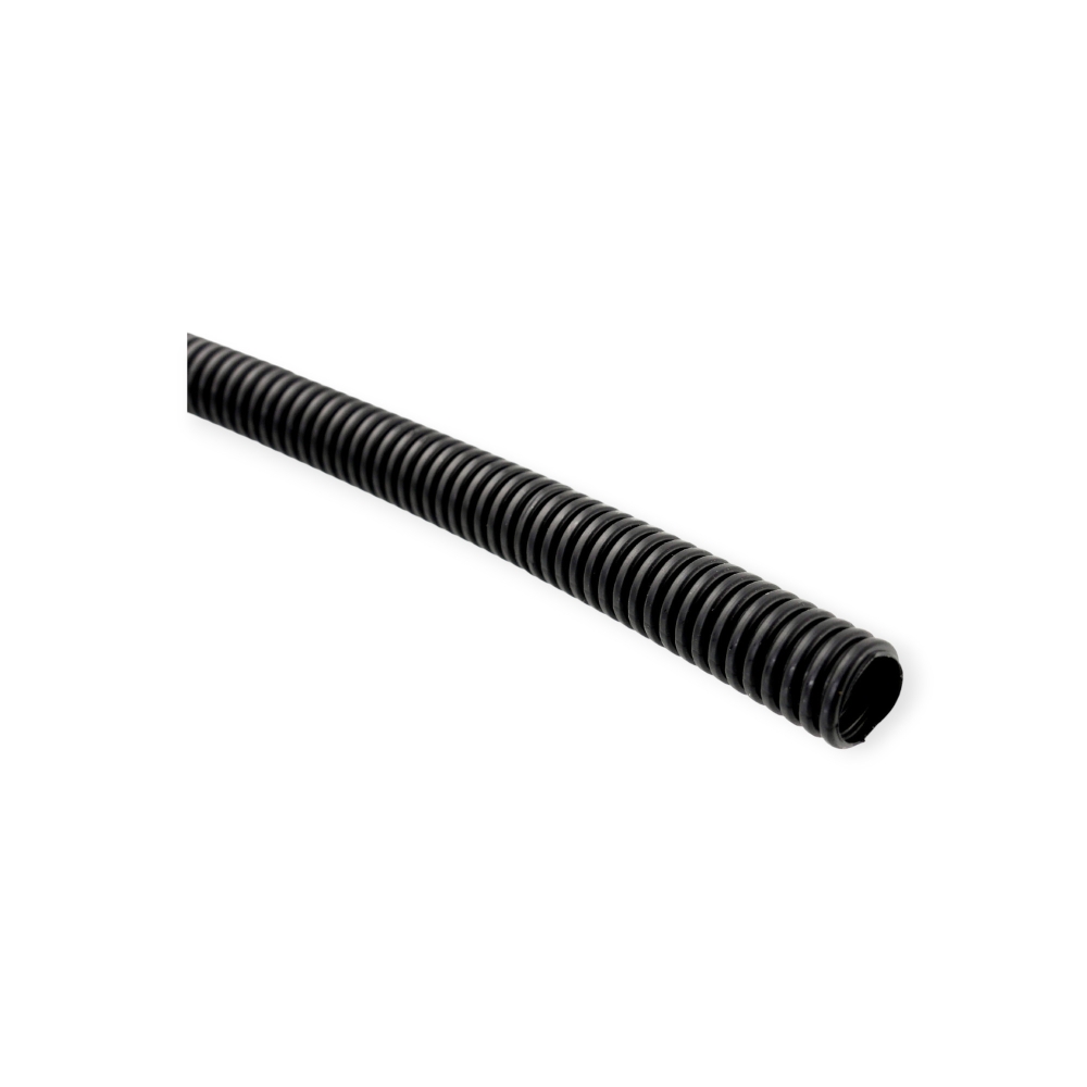 Bild 1 von Wellschlauch FFPYL-MOD-BS schwarz – PP, -40 °C bis +150 °C  / (Schlauchgröße: Innen x Aussen) 10/10,1 x 12,6 mm