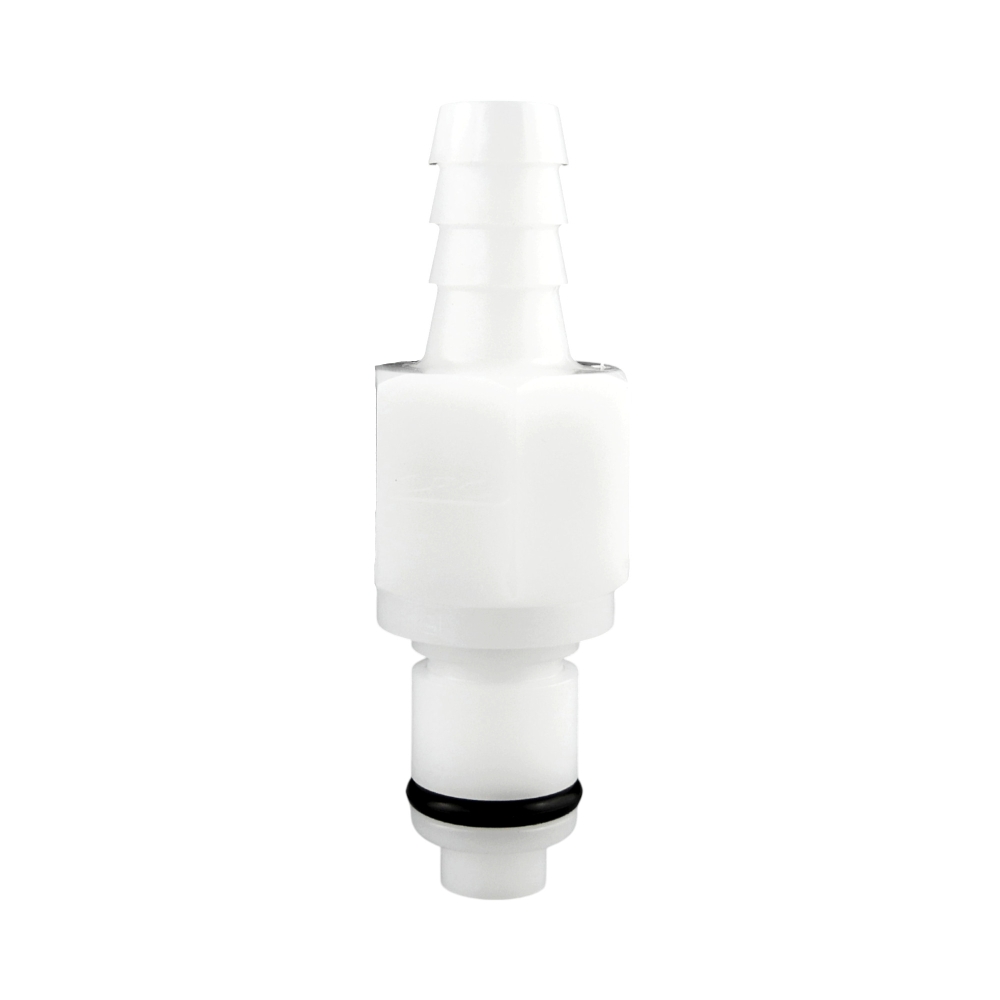 Bild 1 von Benzin-Kraftstoffstecker mit Absperrventil und Vitondichtung für 7,5 - 8mm Schlauch