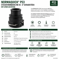 Bild 2 von NORMAQUICK PS3 Steckverbinder NW 26-0° EPDM