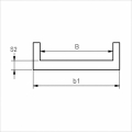 Bild 2 von U-Profil Gummi aus EPDM selbstklebend für Schellen  / (Bandbreite) 20 mm