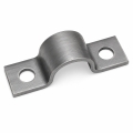 Schwere 1-teilige Rohrschelle aus Rohstahl blank S235 JR DIN1593
