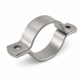 Bild 1 von Rohrschelle V2A Edelstahl zweiteilige Schelle mittelschwer  / (Klemmbereich) 45 - 48 mm