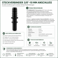 Bild 2 von NORMAQUICK S Steckverbinder 3/8"-10mm Anschluss