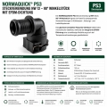 Bild 2 von NORMAQUICK PS3 Steckverbindung NW 12-90° EPDM Winkelstück