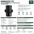 Bild 2 von NORMAQUICK PS3 NW 20-0° Doppelstutzen