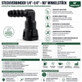 Bild 2 von NORMAQUICK S Steckverbinder 1/4"-1/4"-90° Winkestück
