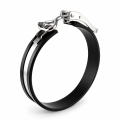Bild 1 von Spannschelle Edelstahl mit Gummieinlage und Hebel 20mm breit  / (Durchmesser (innen)) 115 mm