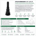 Bild 2 von NORMAQUICK S gerade Steckverbinder 1/4"-1/4"-0°