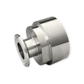 Clamp-Kupplung DIN 32676 mit IBC-Innengewinde S60x6 – Edelstahl 1.4404 – ohne Dichtung (1 Stück)
