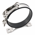 Spannschelle Flaschenspannschelle O2 Schelle Edelstahl mit Konsole