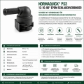 Bild 2 von NORMAQUICK PS3 12-10-90° EPDM Schlauchverbinder