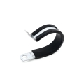 Bild 1 von Rohrschelle RSGU mit Gummi Bandbreite 12 mm, Stahl verzinkt  / (Durchmesser (innen)) 6 mm