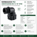 Bild 2 von NORMAQUICK PS3 NW 16-90° EPDM Demontagering 90°