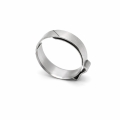 Bild 1 von 1-Ohr Klemme Edelstahl mit Einlagering  / (Spannbereich) 7,0-8,5 mm