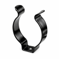 Bild 1 von Offene Federstahlklammer Tool Clip, schwarz beschichtet