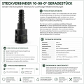 Bild 2 von NORMAQUICK S Steckverbinder 10-08-0° Geradestück