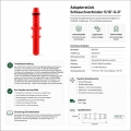 Bild 2 von NORMAQUICK S Adapterstück Schlauchverbinder 5/16"-6-0°