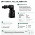 Bild 2 von NORMAQUICK S Steckverbinder Winkelstück 5/16"-06-90°