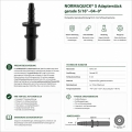 Bild 2 von NORMAQUICK S Adapterstück gerade 5/16"-04-0°