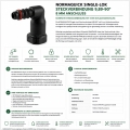 Bild 2 von NORMAQUICK Single-Lok Steckverbindung 9,89-90° 8mm Anschluss
