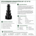 Bild 2 von NORMAQUICK S Steckverbinder Geradestück 5/8"-1/2"-0° V3